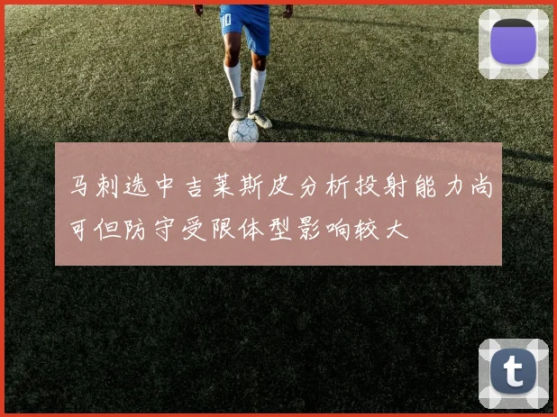马刺选中吉莱斯皮分析投射能力尚可但防守受限体型影响较大